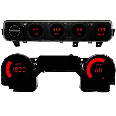 Intellitronix 1992-1995 Jeep YJ Digital Direct-Fit Gauge Clusters - DP6013R