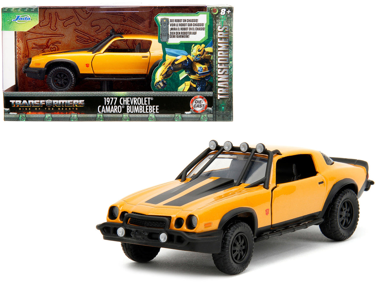 Rapid Vehicles 1977 Chevrolet Camaro Off-Road Version Yellow Metallic with Black Stripes...