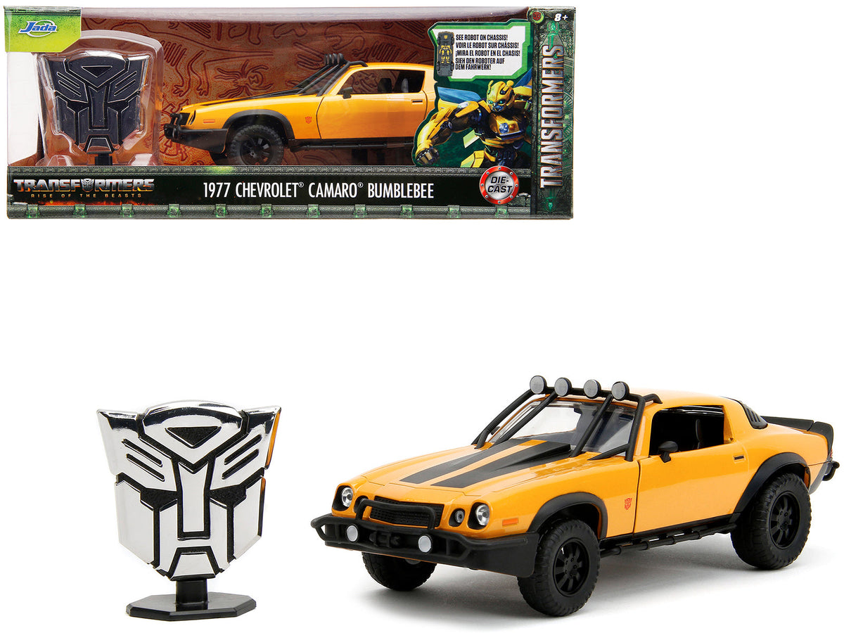 Rapid Vehicles 1977 Chevrolet Camaro Off-Road Version "Bumblebee" Yellow Metallic with Black...
