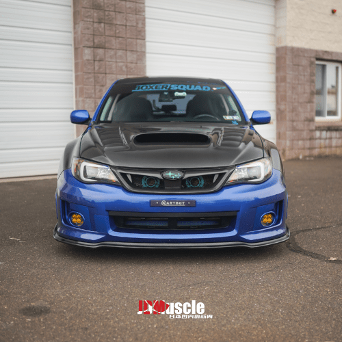 JDMuscle [08-14 WRX/STI] Carbon Fiber Hood V3 w/ Heat Extract
