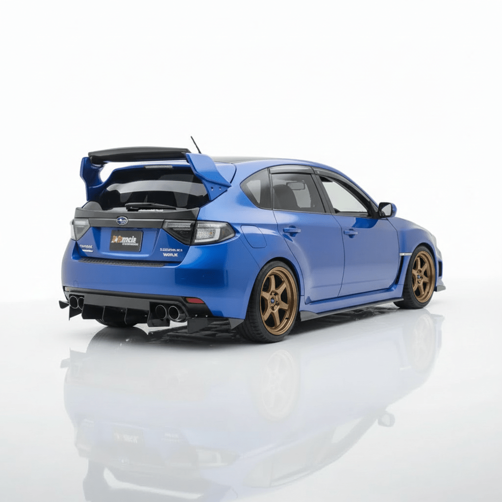 JDMuscle [08-14 WRX/STI] VS Style Spoiler w/ Brake Lights | ABS / Paint Matched / Partial Carbon Fiber *Special Order*No Cancellation*