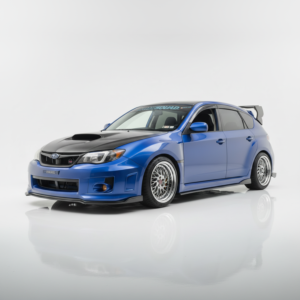 JDMuscle [08-14 WRX/STI] VS Style Spoiler w/ Brake Lights | ABS / Paint Matched / Partial Carbon Fiber *Special Order*No Cancellation*