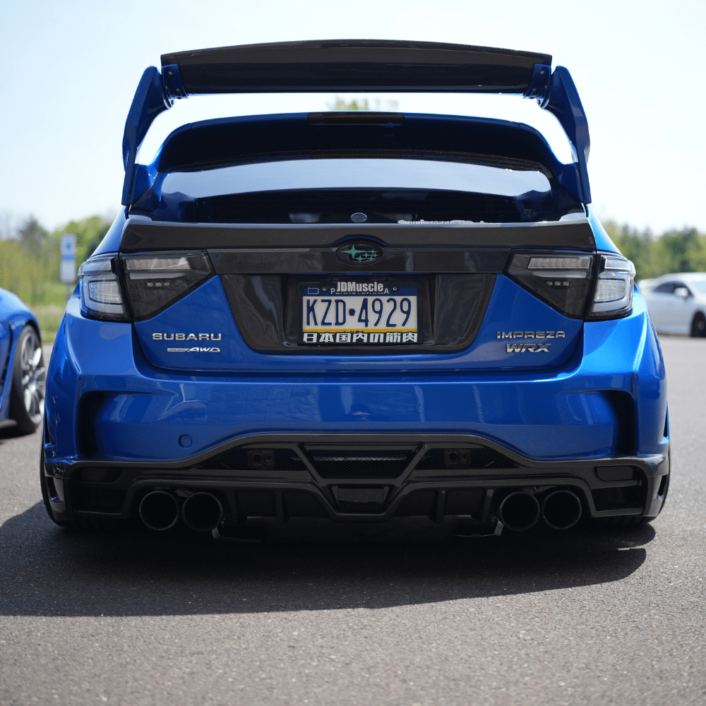JDMuscle [10-14 WRX/ 08-14] STI VS Style Rear Bumper *Clearance*Final Sale*
