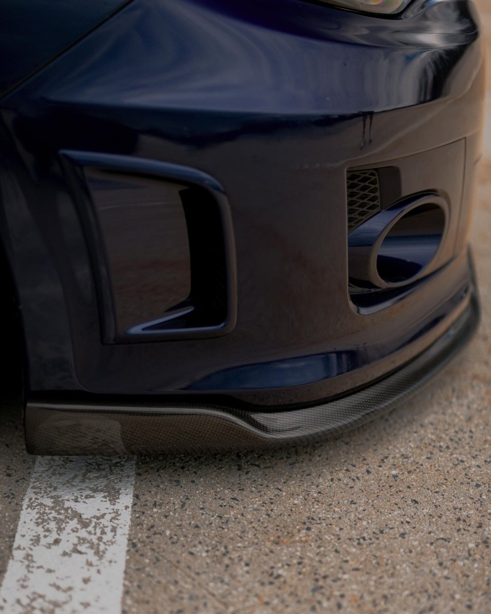 JDMuscle [11-14 WRX/STI] CS2 STYLE FRONT CARBON FIBER LIP - View 6