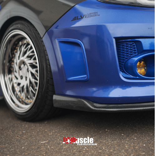 JDMuscle [11-14 WRX/STI] CS2 STYLE FRONT CARBON FIBER LIP - View 10