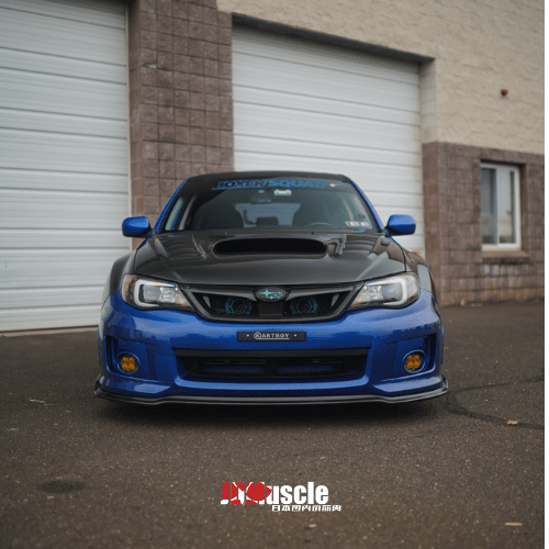 JDMuscle [11-14 WRX/STI] CS2 STYLE FRONT CARBON FIBER LIP - View 7