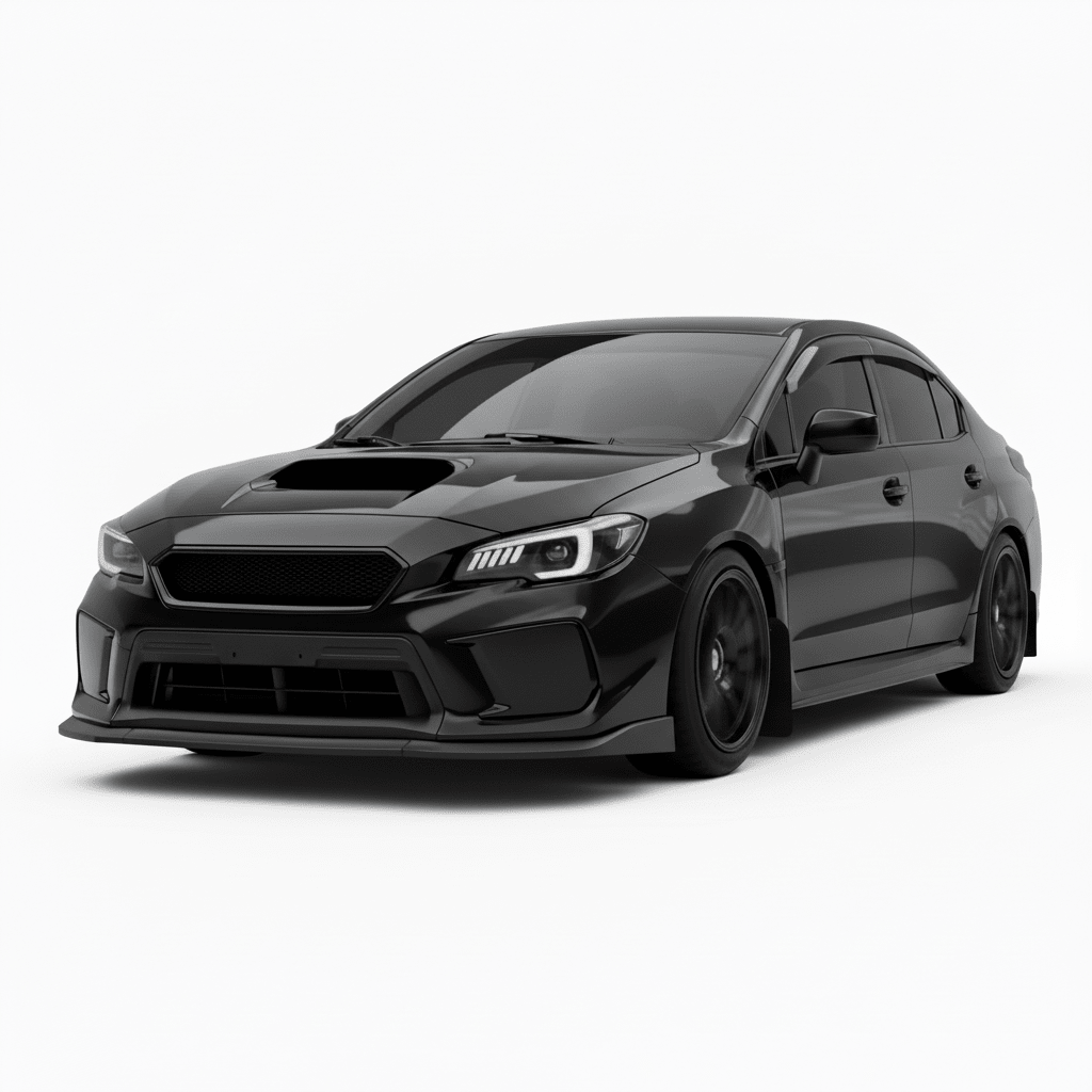 JDMuscle [18-21-WRX/STI] Fog Light Covers - Paint Matched / Gloss Black