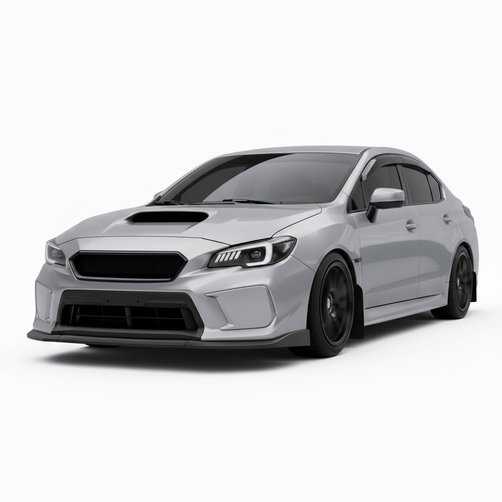 JDMuscle [18-21-WRX/STI] Fog Light Covers - Paint Matched / Gloss Black