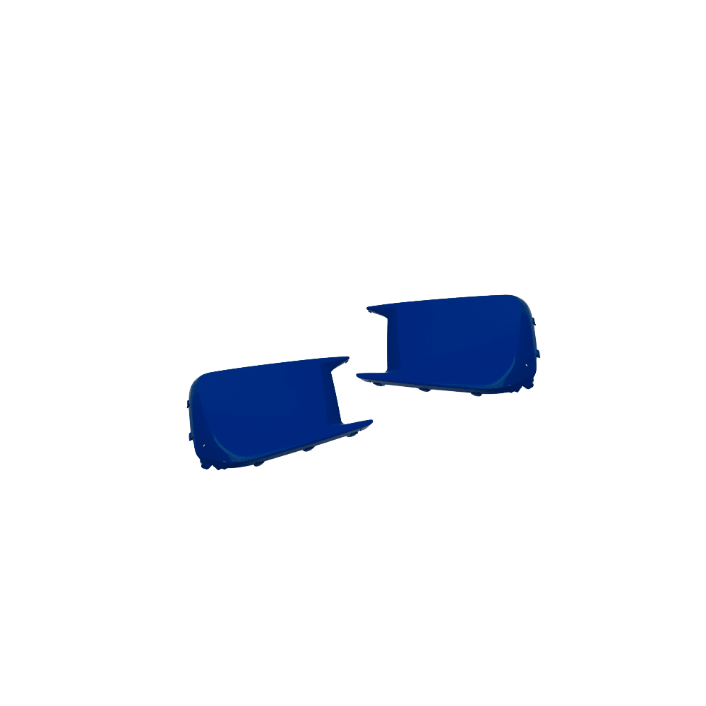 JDMuscle [18-21-WRX/STI] Fog Light Covers - Paint Matched / Gloss Black