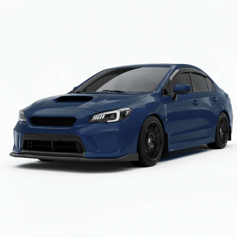JDMuscle [18-21-WRX/STI] Fog Light Covers - Paint Matched / Gloss Black