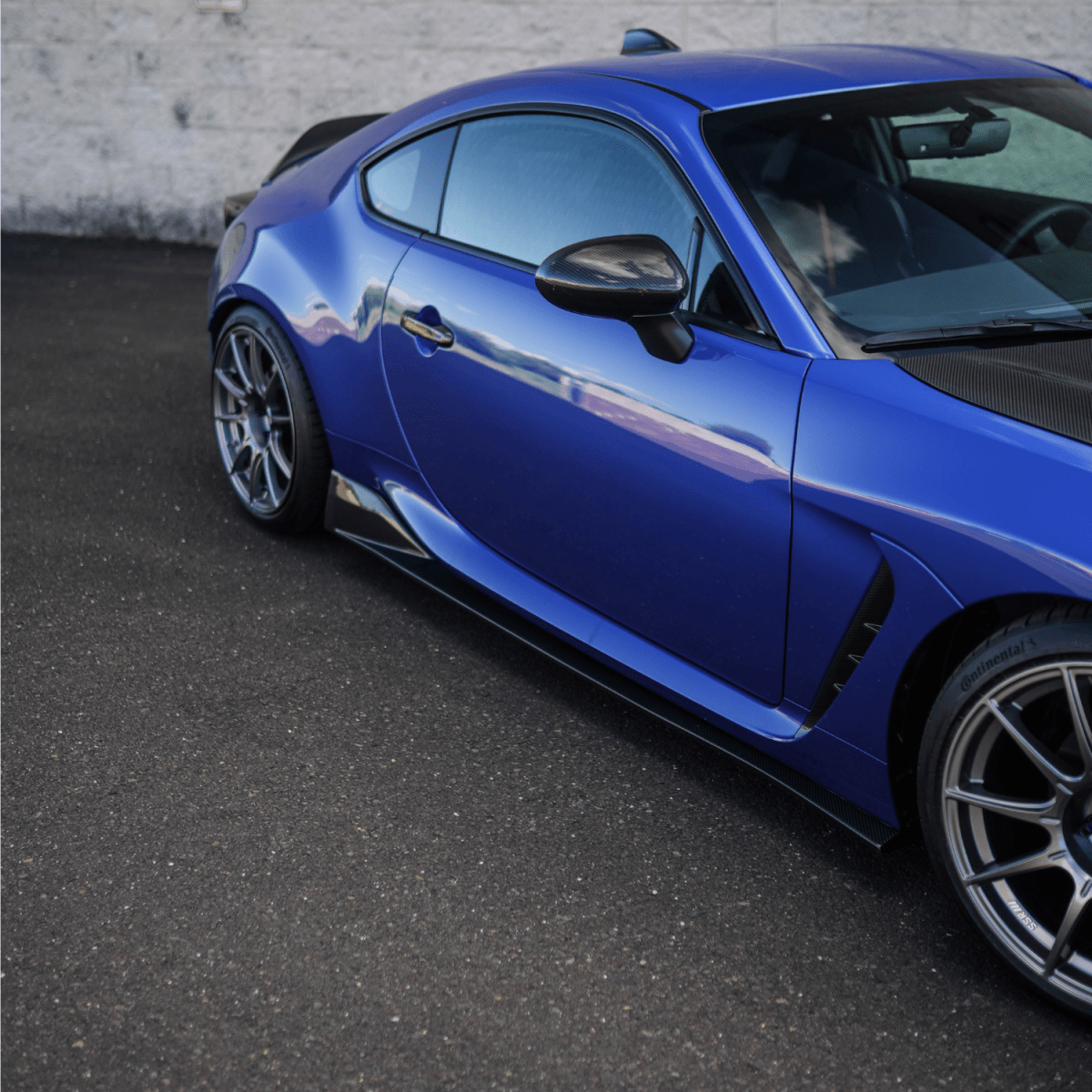 JDMuscle [22-26 BRZ/GR86] CS Style Carbon Fiber Side Skirts
