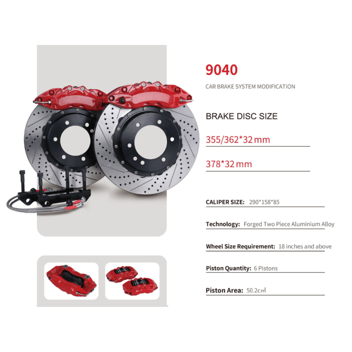 JDMuscle [22-26 WRX] Big Brake Kit - MT and CVT *Special Order*