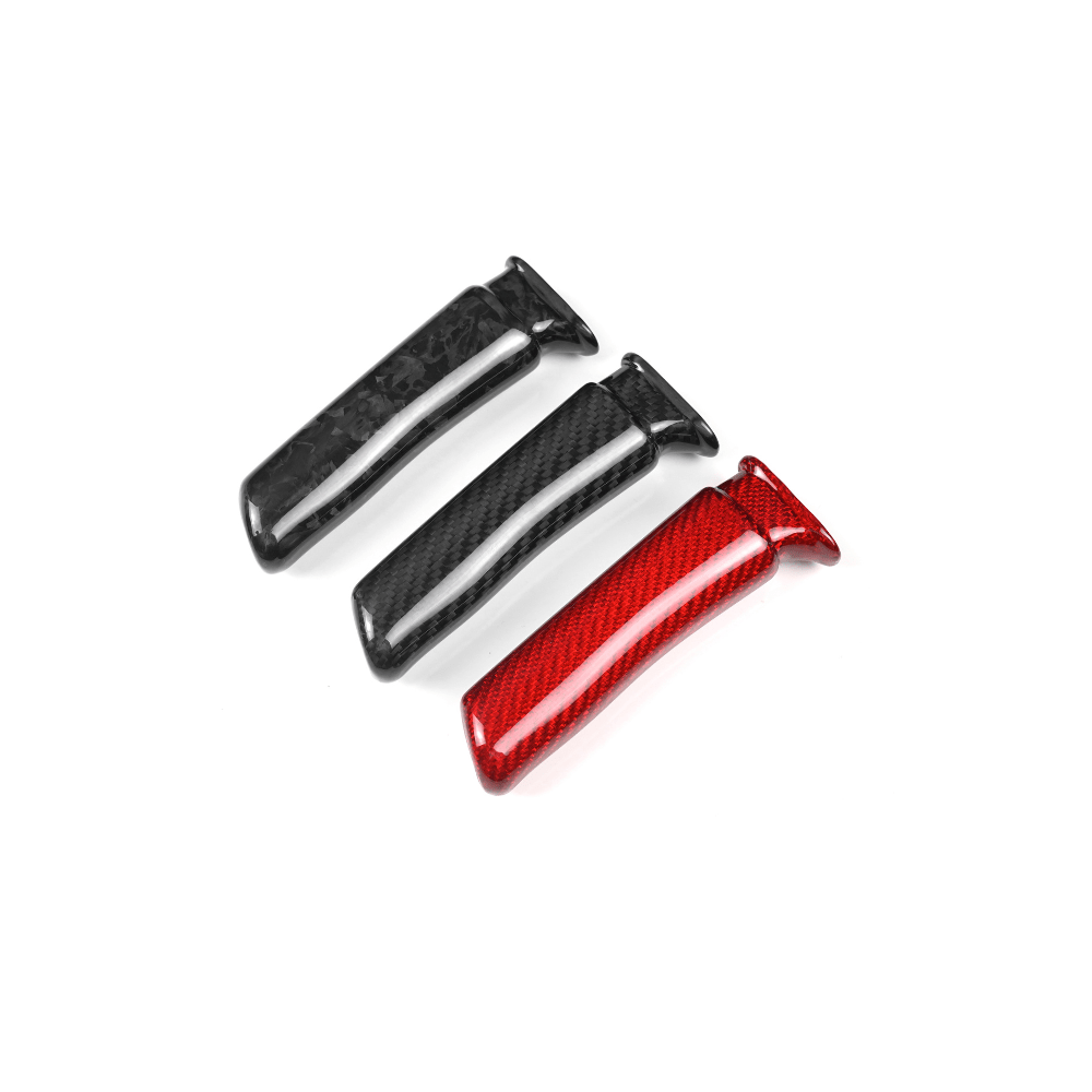JDMuscle [22-26 WRX, 15-21 WRX/STI, 22-26 BRZ/GR86] Carbon Fiber E-Brake Handle - Black / Red /...