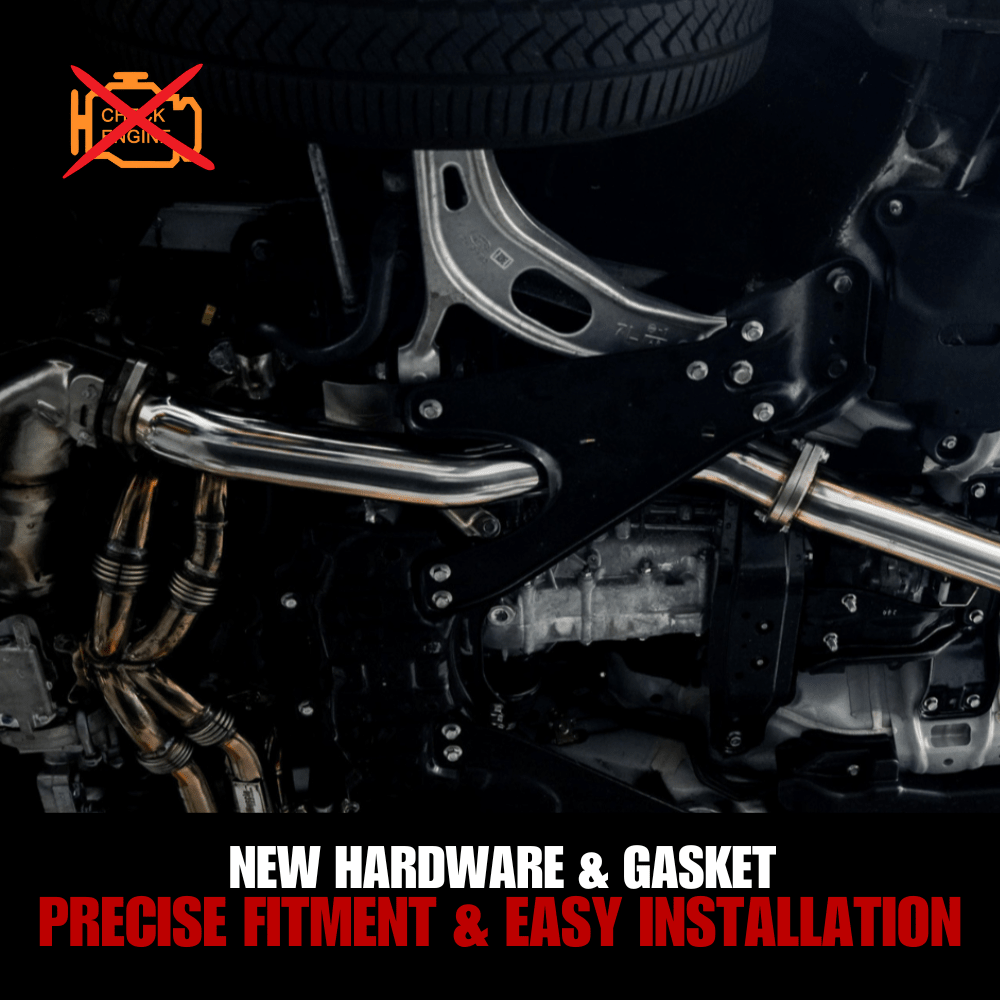 JDMuscle [22-26 WRX MT] 3" Performance Intermediate Pipe / Front Pipe / Lower Downpipe