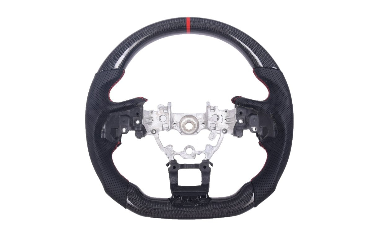 JDMuscle [22-26 WRX] Carbon-Pro Series Steering Wheel compatible w/ MT & CVT - View 9