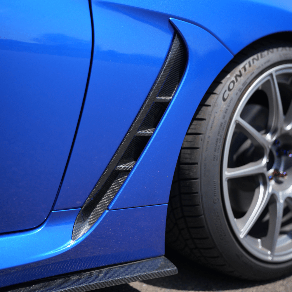 JDMuscle [22-26 BRZ/GR86] Carbon Fiber Fender Vent Garnish V1 *Clearance* No Returns*