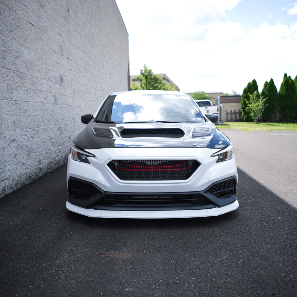 JDMuscle [22-26 WRX] Spec CS 3-Piece Front Lip Paint Matched / Gloss Black / RAW ABS
