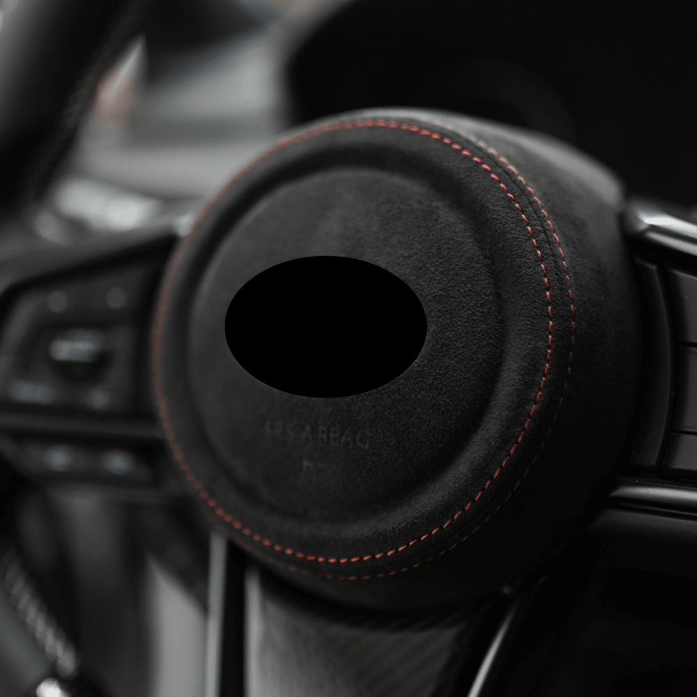 JDMuscle [22-26 WRX] Airbag Cover - Leather / Alcantara