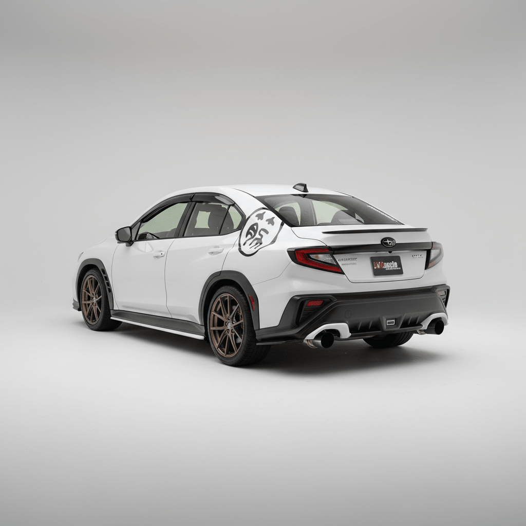 JDMuscle [22-26 WRX Base Only] Vacuum-Infused V7 Carbon Fiber Duck Bill Low Profile Spoiler