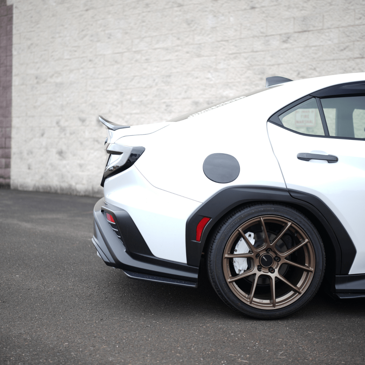 JDMuscle [22-26 WRX] Carbon Fiber Duck Bill V4 - View 4