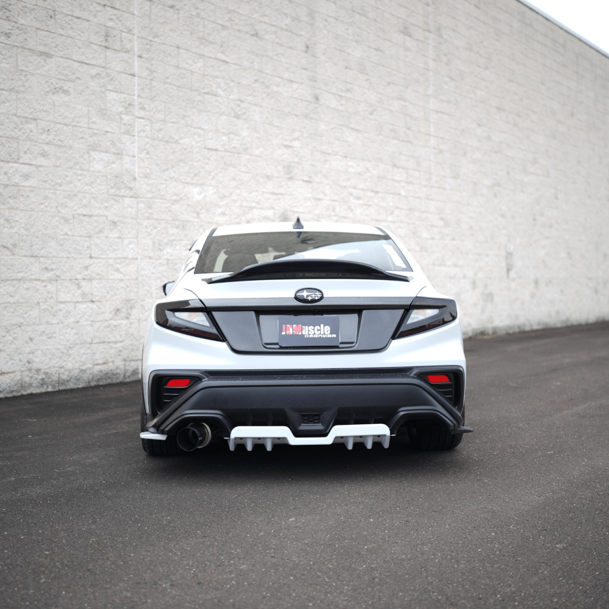 JDMuscle [22-26 WRX] Carbon Fiber Duck Bill V4 - View 3