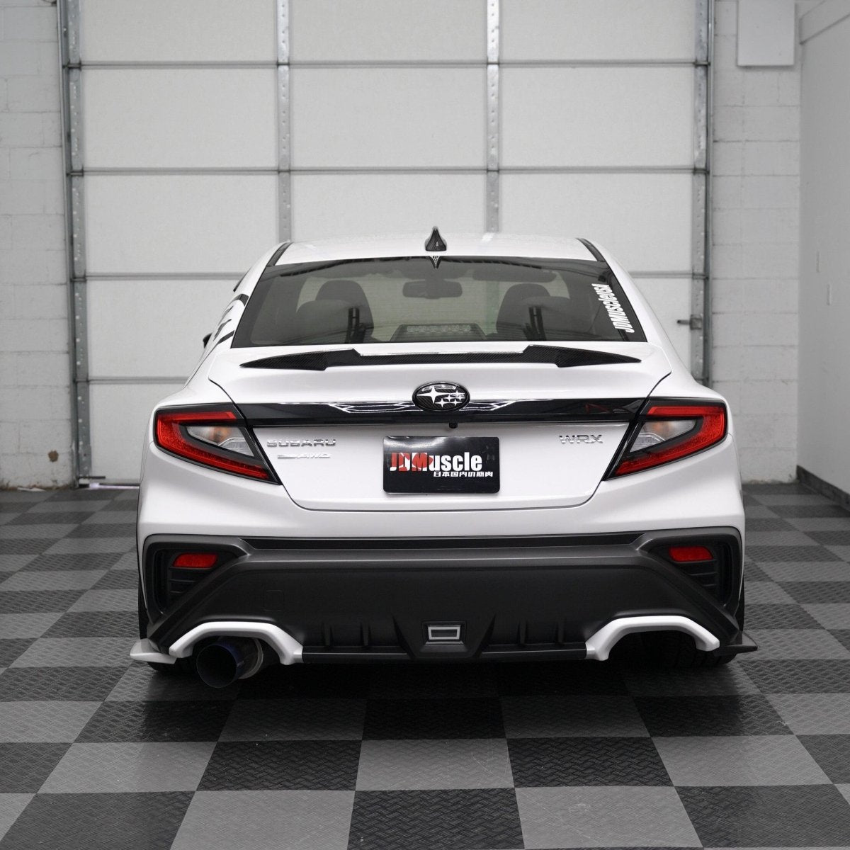 JDMuscle [22-26 WRX] Vacumm-Infused V6 Carbon Fiber Duck Bill Spoiler*Clearance*No Returns*