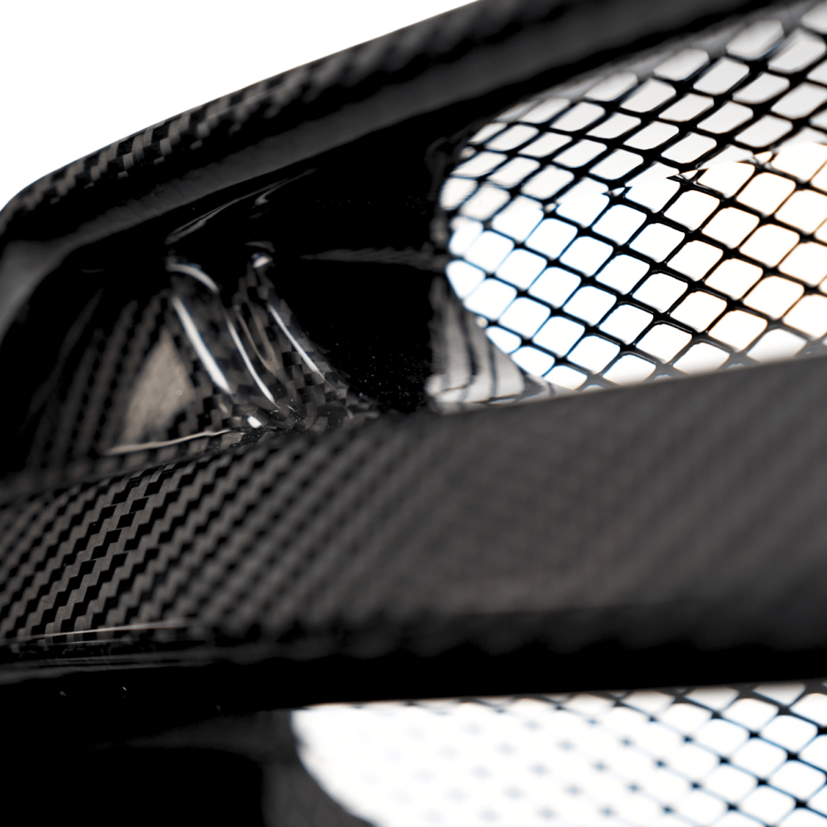 JDMuscle [22-26 WRX] Carbon Fiber Front Bumper Grille Version A1