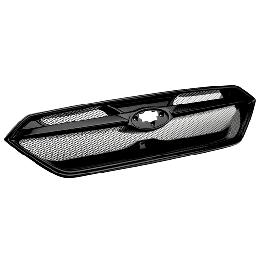 JDMuscle [22-26 WRX] Carbon Fiber Front Bumper Grille Version A1 - View 2