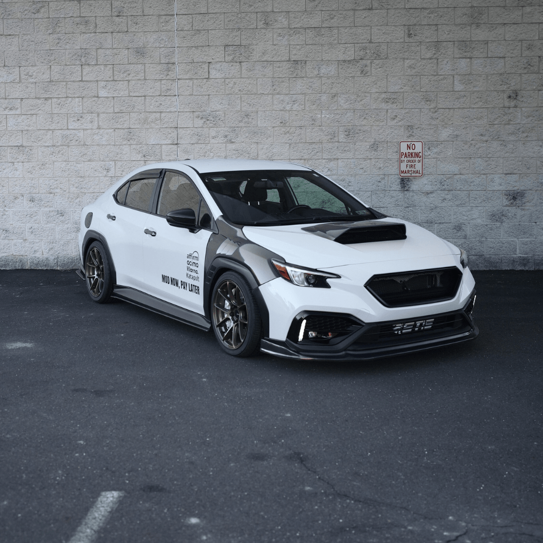 JDMuscle [22-26 WRX] Pre-preg Carbon Fiber Hood Scoop - Rally Style V2
