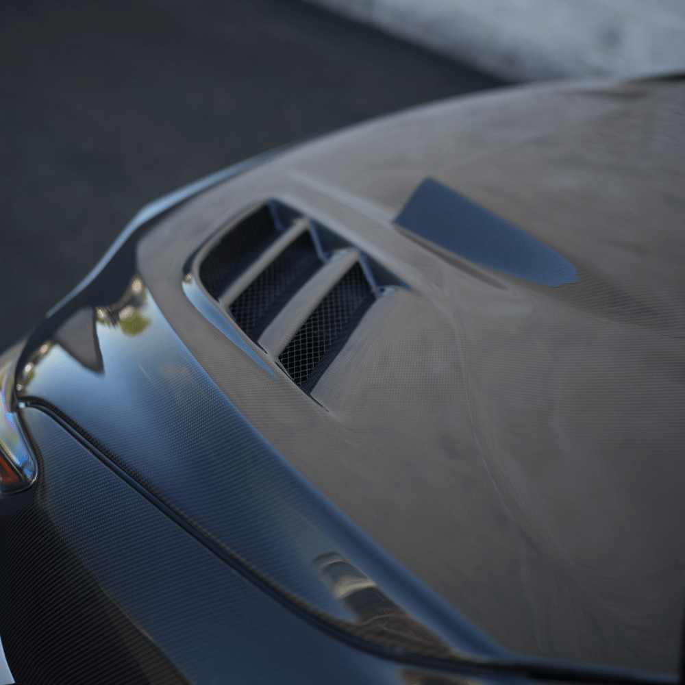 JDMuscle [22-26 WRX] Carbon Fiber Hood V1