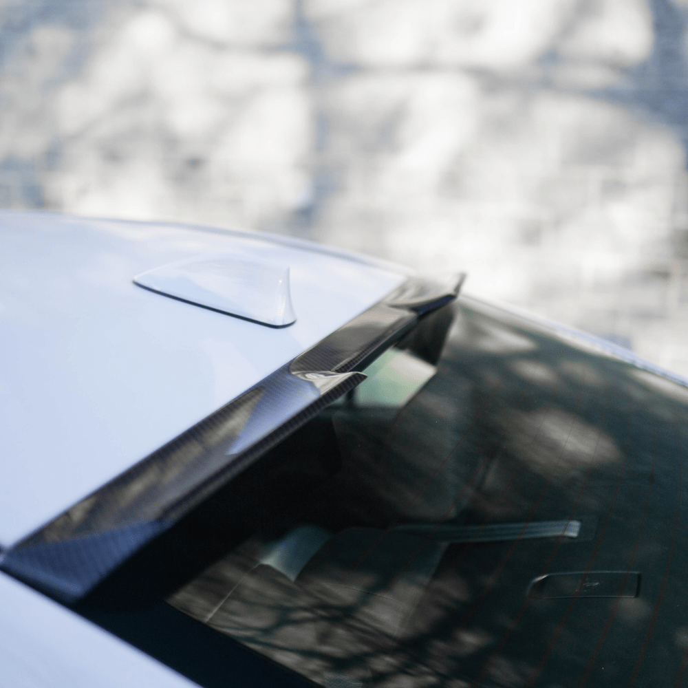 JDMuscle [22-26 WRX] Carbon Fiber Roof Spoiler V1 - View 4