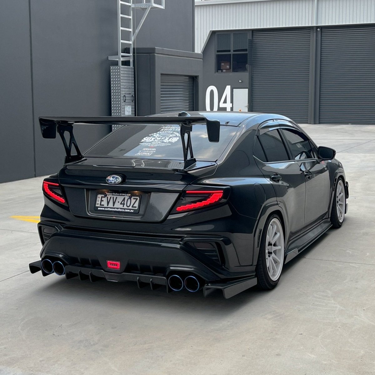 JDMuscle [22-26 WRX] Carbon Fiber V2 Rear Diffuser
