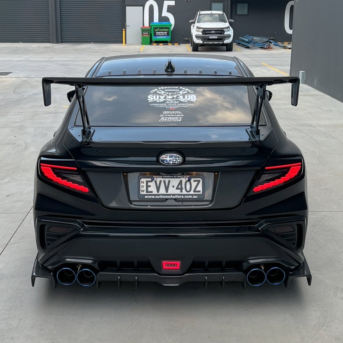 JDMuscle [22-26 WRX] Carbon Fiber V2 Rear Diffuser