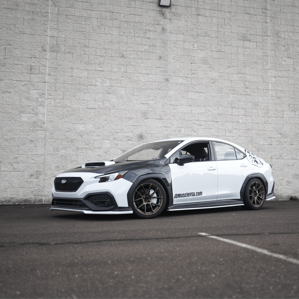 JDMuscle [22-26 WRX] Carbon Fiber/FRP Vented Fenders