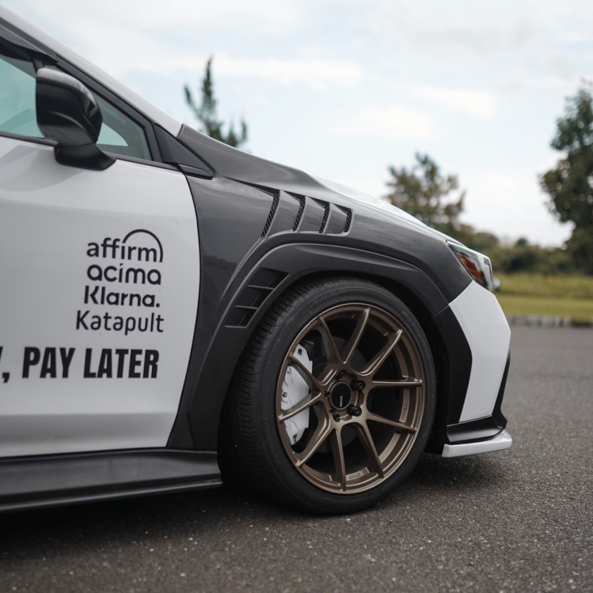 JDMuscle [22-26 WRX] Carbon Fiber/FRP Vented Fenders