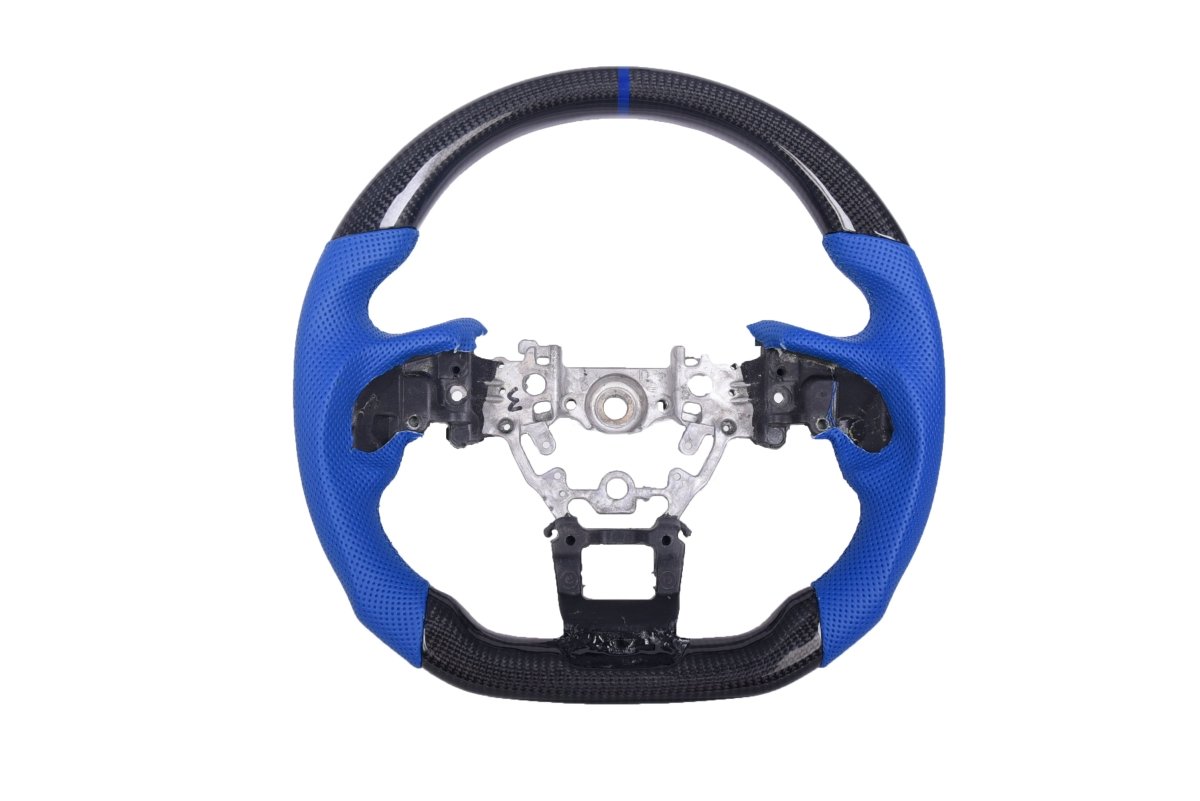 JDMuscle [22-26 WRX] Carbon-Pro Series Steering Wheel compatible w/ MT & CVT - View 4