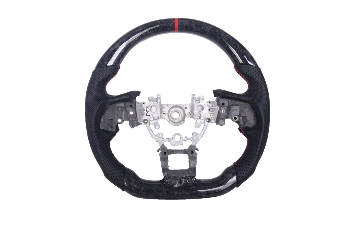 JDMuscle [22-26 WRX] Carbon-Pro Series Steering Wheel compatible w/ MT & CVT - View 10
