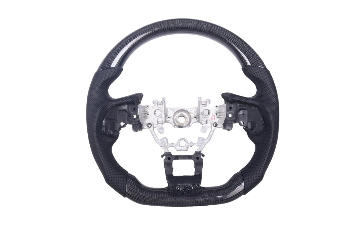 JDMuscle [22-26 WRX] Carbon-Pro Series Steering Wheel compatible w/ MT & CVT - View 6