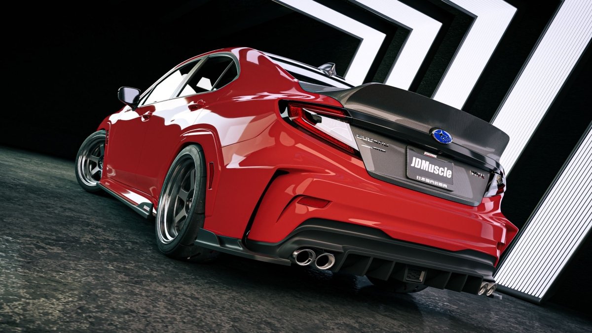 JDMuscle [22-26 WRX] Evolution Rear Bumper