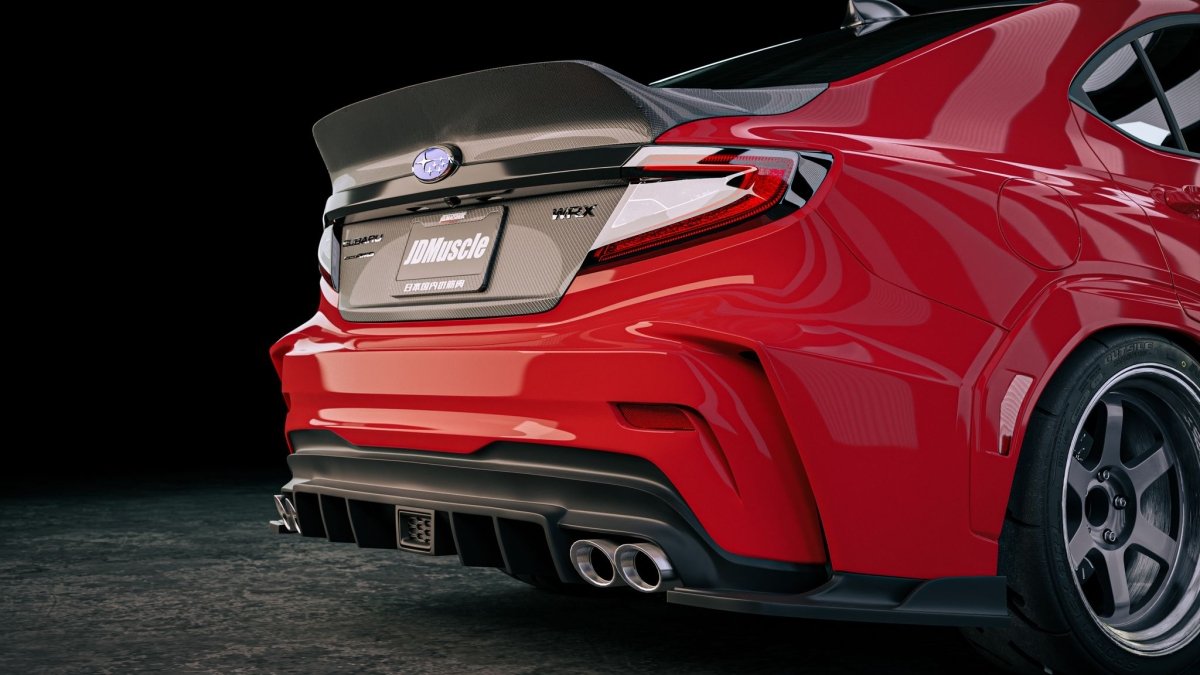 JDMuscle [22-26 WRX] Evolution Rear Bumper