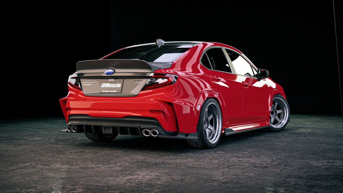 JDMuscle [22-26 WRX] Evolution Rear Bumper