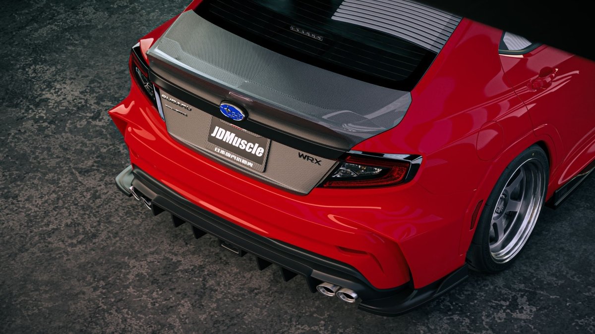 JDMuscle [22-26 WRX] Evolution Rear Bumper