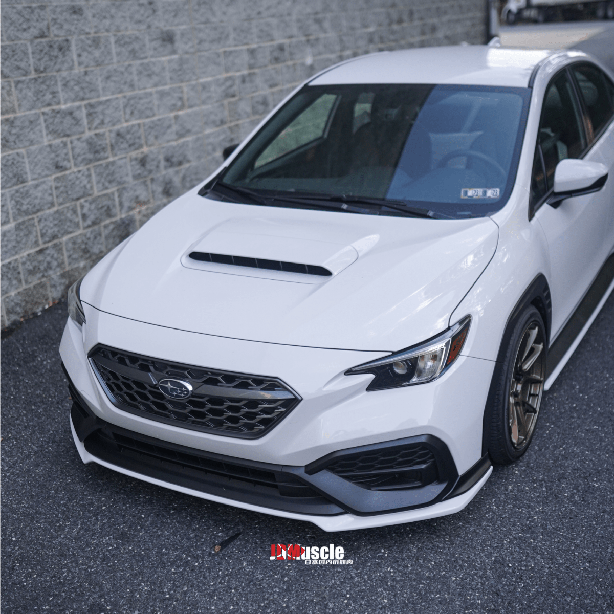 JDMuscle [22-26 WRX] Spec STI OE Style Front Lip | Paint Matched or ABS