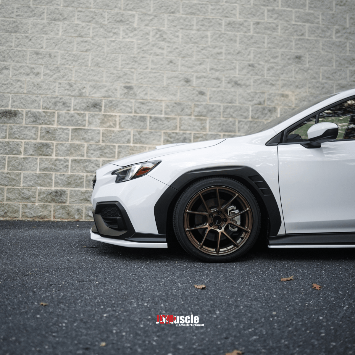 JDMuscle [22-26 WRX] Spec STI OE Style Front Lip | Paint Matched or ABS