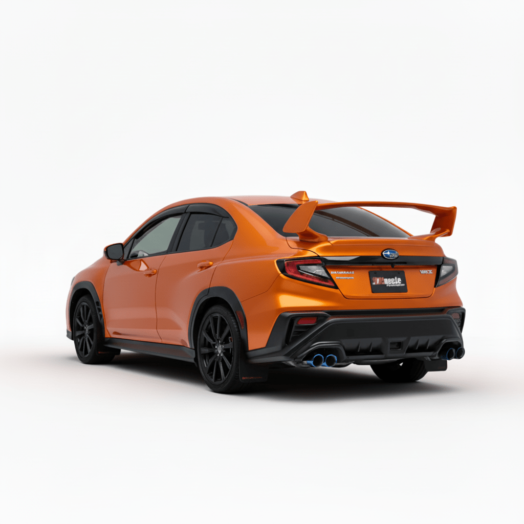 JDMuscle [22-26 WRX] JDM Edition VB STI Style Spoiler | Paint Matched / Gloss Black / ABS