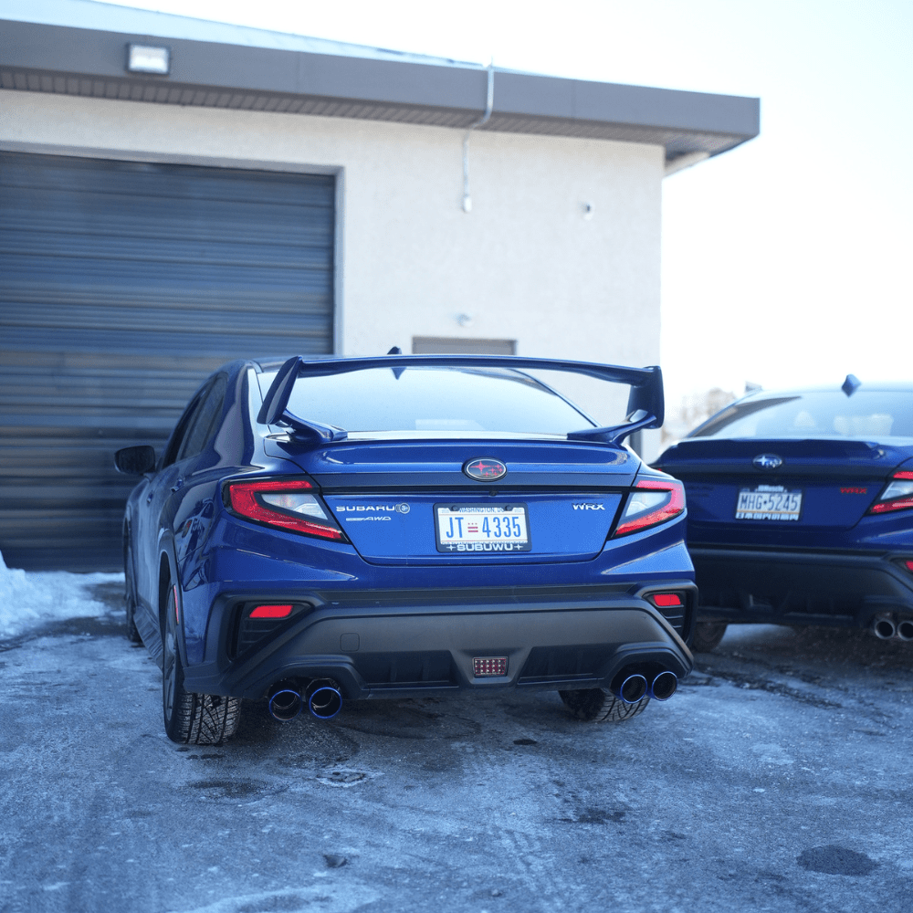 JDMuscle [22-26 WRX] JDM Edition VB STI Style Spoiler | Paint Matched / Gloss Black / ABS