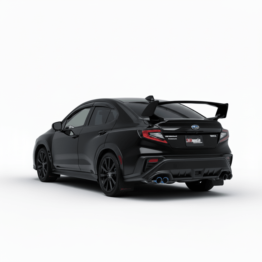 JDMuscle [22-26 WRX] JDM Edition VB STI Style Spoiler | Paint Matched / Gloss Black / ABS