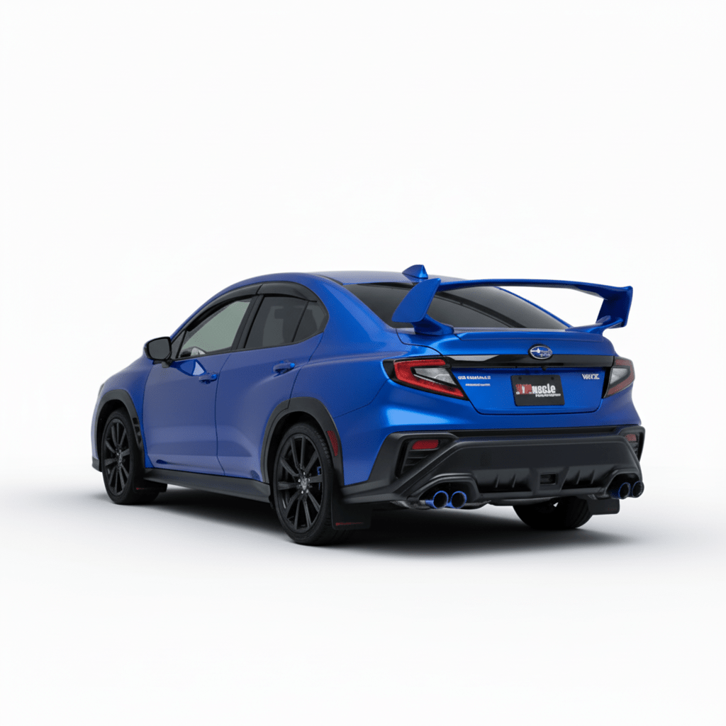 JDMuscle [22-26 WRX] JDM Edition VB STI Style Spoiler | Paint Matched / Gloss Black / ABS