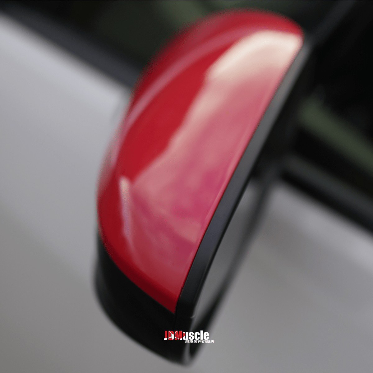 JDMuscle [22-26 WRX] Mirror Covers Replacements | 2PC Set, Paint Matched / Gloss Black / Cherry Red