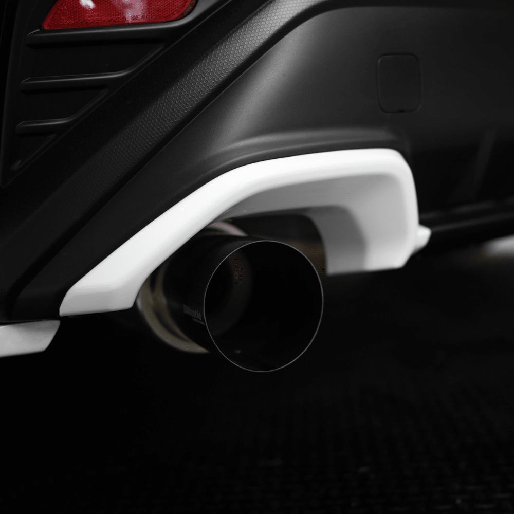 JDMuscle [22-26 WRX] Paint Matched Exhaust Finisher Trim Replacements